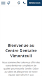 Mobile Screenshot of centredentairevimonteuil.com